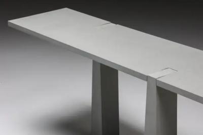 Angelo Mangiarotti Inca Console Table Angelo Mangiarotti Skipper Italian Design 1978
