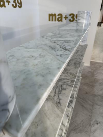 Angelo Mangiarotti Loico Marble Bookcase by Angelo Mangiarotti