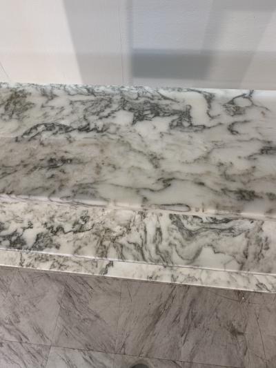 Angelo Mangiarotti Loico Marble Bookcase by Angelo Mangiarotti