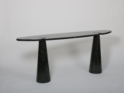 Angelo Mangiarotti Mangiarotti console in black marble