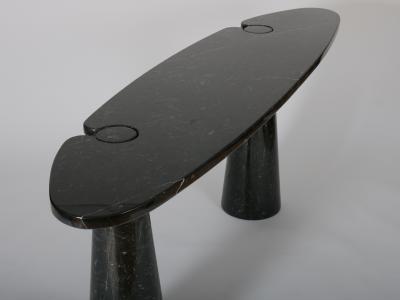 Angelo Mangiarotti Mangiarotti console in black marble