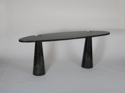 Angelo Mangiarotti Mangiarotti console in black marble
