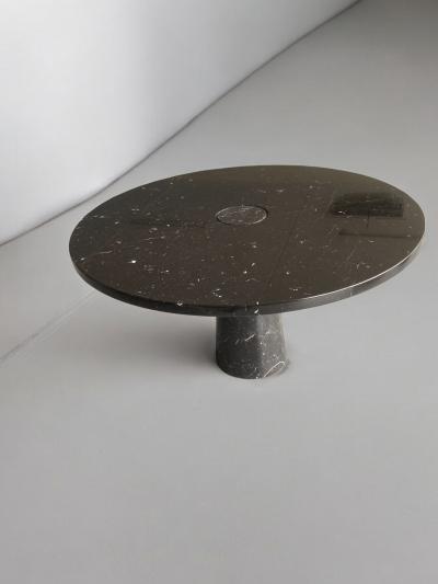 Angelo Mangiarotti Marquina Marble Table designed by Angelo Mangiarotti for Skipper Eros series