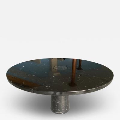 Angelo Mangiarotti Marquina Marble Table designed by Angelo Mangiarotti for Skipper Eros series