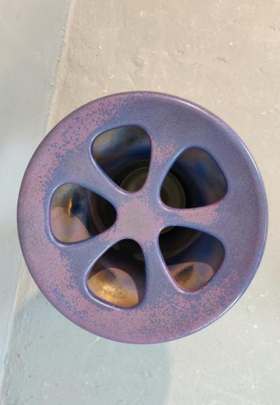 Angelo Mangiarotti Mid Century Ceramic Umbrella Stand By Angelo Mangiarotti