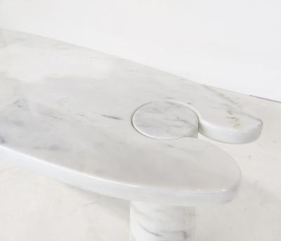 Angelo Mangiarotti Mid Century Marble Eros Console Table by Angelo Mangiarotti for Skipper