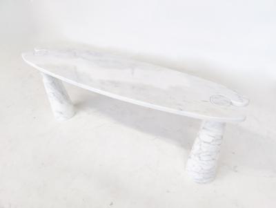 Angelo Mangiarotti Mid Century Marble Eros Console Table by Angelo Mangiarotti for Skipper