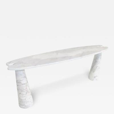 Angelo Mangiarotti Mid Century Marble Eros Console Table by Angelo Mangiarotti for Skipper