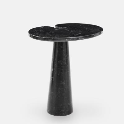 Angelo Mangiarotti Nero Marquina Marble Tall Side Table from Eros Series by Angelo Mangiarotti