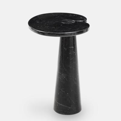Angelo Mangiarotti Nero Marquina Marble Tall Side Table from Eros Series by Angelo Mangiarotti