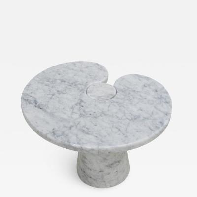 Angelo Mangiarotti Original Angelo Mangiarotti Italian Eros Carrara Marbel Side Table