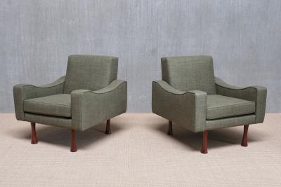 Angelo Mangiarotti Pair of Angelo Mangiarotti Armchairs La Sorgente Dei Mobili Italy 1970s