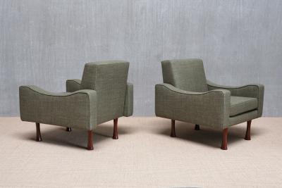 Angelo Mangiarotti Pair of Angelo Mangiarotti Armchairs La Sorgente Dei Mobili Italy 1970s
