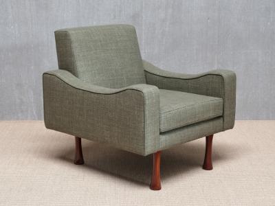 Angelo Mangiarotti Pair of Angelo Mangiarotti Armchairs La Sorgente Dei Mobili Italy 1970s