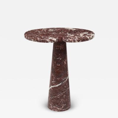 Angelo Mangiarotti Rare Rosso Marble Side or Console Table by Angelo Mangiarotti