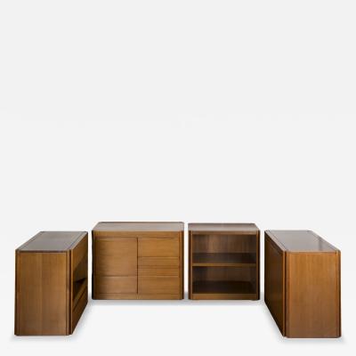 Angelo Mangiarotti Set of Four 4D storage system by Angelo Mangiarotti for Molteni