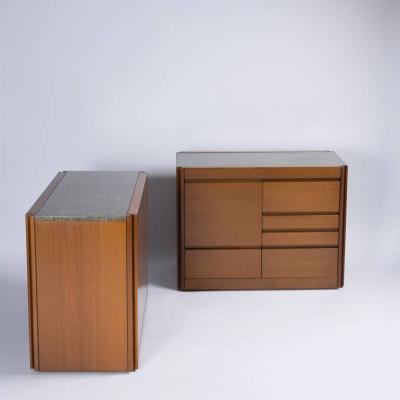 Angelo Mangiarotti Set of Two 4D Storage System by Mangiarotti for Molteni