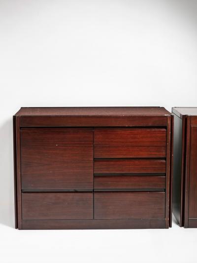 Angelo Mangiarotti Set of Two 4d Storage System Units by Mangiarotti for Molteni