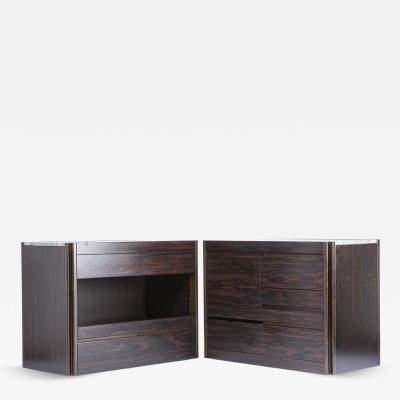 Angelo Mangiarotti Set of Two 4d Storage System Units by Mangiarotti for Molteni