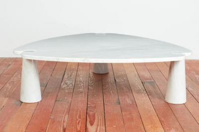 Angelo Mangiarotti TRIANGULAR ANGELO MANGIAROTTI COFFEE TABLE