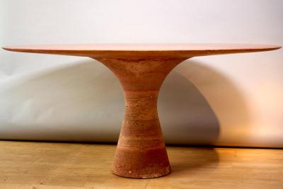 Angelo Mangiarotti Travertine table
