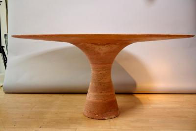 Angelo Mangiarotti Travertine table