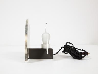 Angelo Mangiarotti Unique Marble Ventiglio Table Lamp by Angelo Mangiarotti