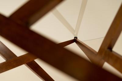 Angelo Ostuni Round Coffee Table with Star shaped Base by Angelo Ostuni Italy 1960s