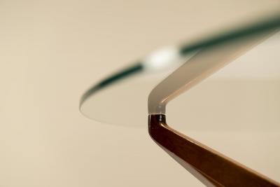 Angelo Ostuni Round Coffee Table with Star shaped Base by Angelo Ostuni Italy 1960s