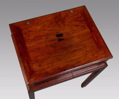 Anglo Chinese Padouk And Brass Mounted Scholars Writing Box