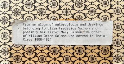 Anglo Indian Company School Suttee Watercolour Paintings Set of Two circa 1810