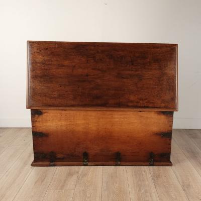 Anglo Indian Hardwood Chest Trunk 19th century