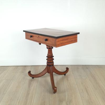 Anglo Indian Satinwood and Ebony Writing Table circa 1830