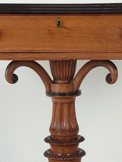 Anglo Indian Satinwood and Ebony Writing Table circa 1830