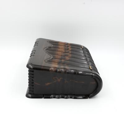 Anglo Indian Solid Coromandel Book Form Box circa 1860