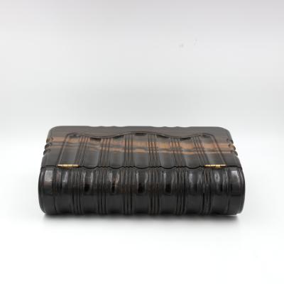 Anglo Indian Solid Coromandel Book Form Box circa 1860