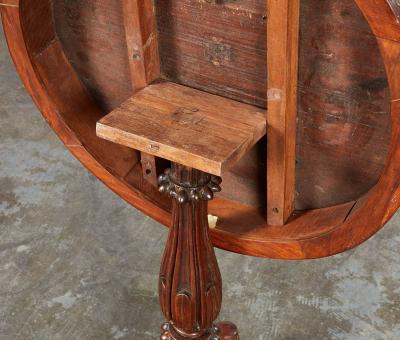 Anglo Indian Specimen Rosewood Carved Table
