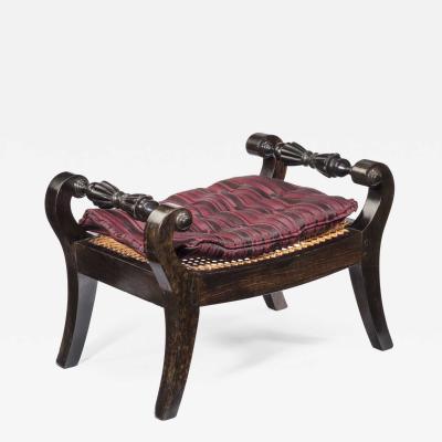 Anglo Indian solid ebony footstools