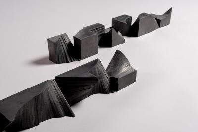 Angus Ogilvie Angus Ogilvie Line Cast Stack modular sculpture in 4 sections Italy 2020