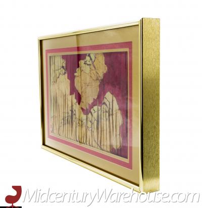 Ann Dick Rundall Mid Century Batik Textile Art