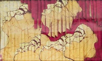 Ann Dick Rundall Mid Century Batik Textile Art