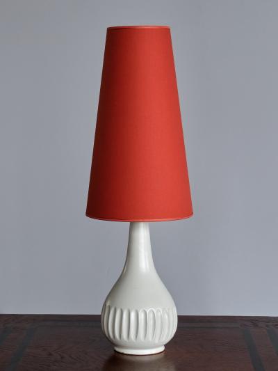 Anna Lisa Thomson Anna Lisa Thomson Ceramic Table Lamp Upsala Ekeby Swedish Modern 1940s