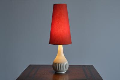 Anna Lisa Thomson Anna Lisa Thomson Ceramic Table Lamp Upsala Ekeby Swedish Modern 1940s