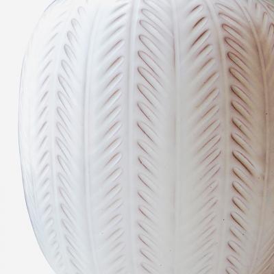 Anna Lisa Thomson Pair of Lamps with Carved Pattern by Anna Lisa Thomson