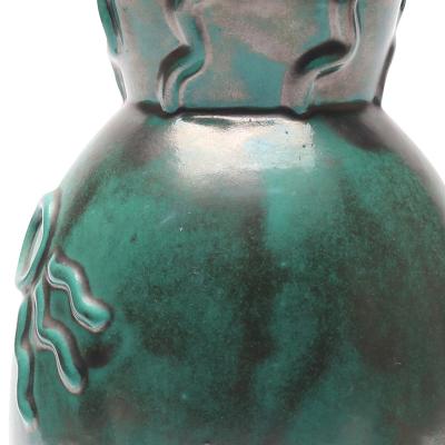 Anna Lisa Thomson Vase with Sun and Sea Motifs by Anna Lisa Thomson for Upsala Ekeby