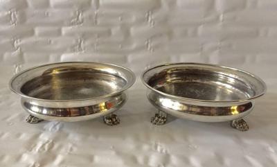 Anna Petrus Pair of Pewter Bawls by Anna Petrus