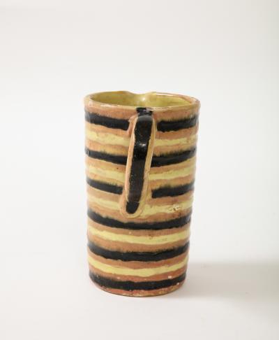 Anne Dangar Hand Built and Glazed Pitcher by Anne Dangar France c 1945