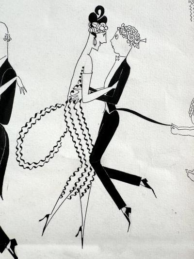 Anne Harriet Fish Art Deco Vanity Fair Magazine Illustration Lesbians in 1920