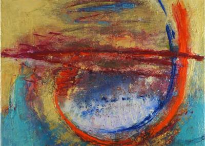 Anne Marchand Red Spiral