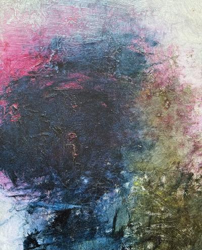 Anne Raymond Magenta Blue 